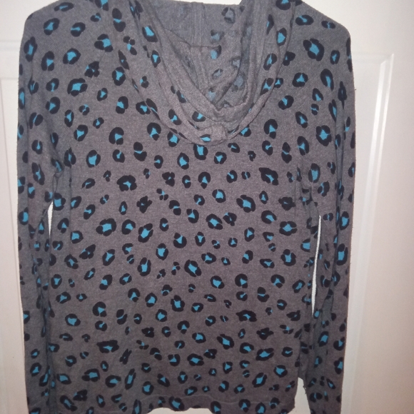 Vintage juicy sweater tracksuit Hoodie Grey/Blue Small EUC - Picture 9 of 11